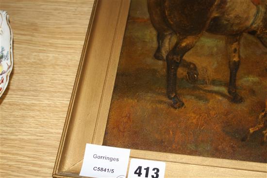 A. Corbould, two oils on panel